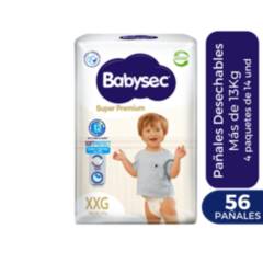 BABYSEC - Pañal Babysec Super Premium XXG-56 pañales