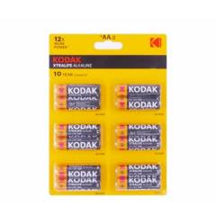 KODAK - Pilas AA pack 12 unidades  Kodak