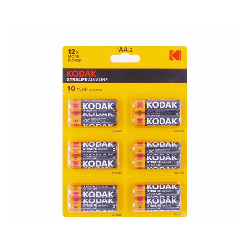 KODAK - Pilas AA pack 12 unidades  Kodak
