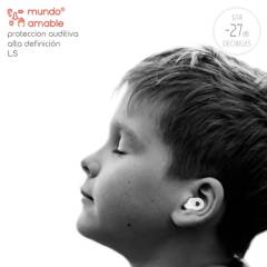 MUNDO AMABLE - Audífonos Menores LS intra auricular Sensibilidad Sensorial