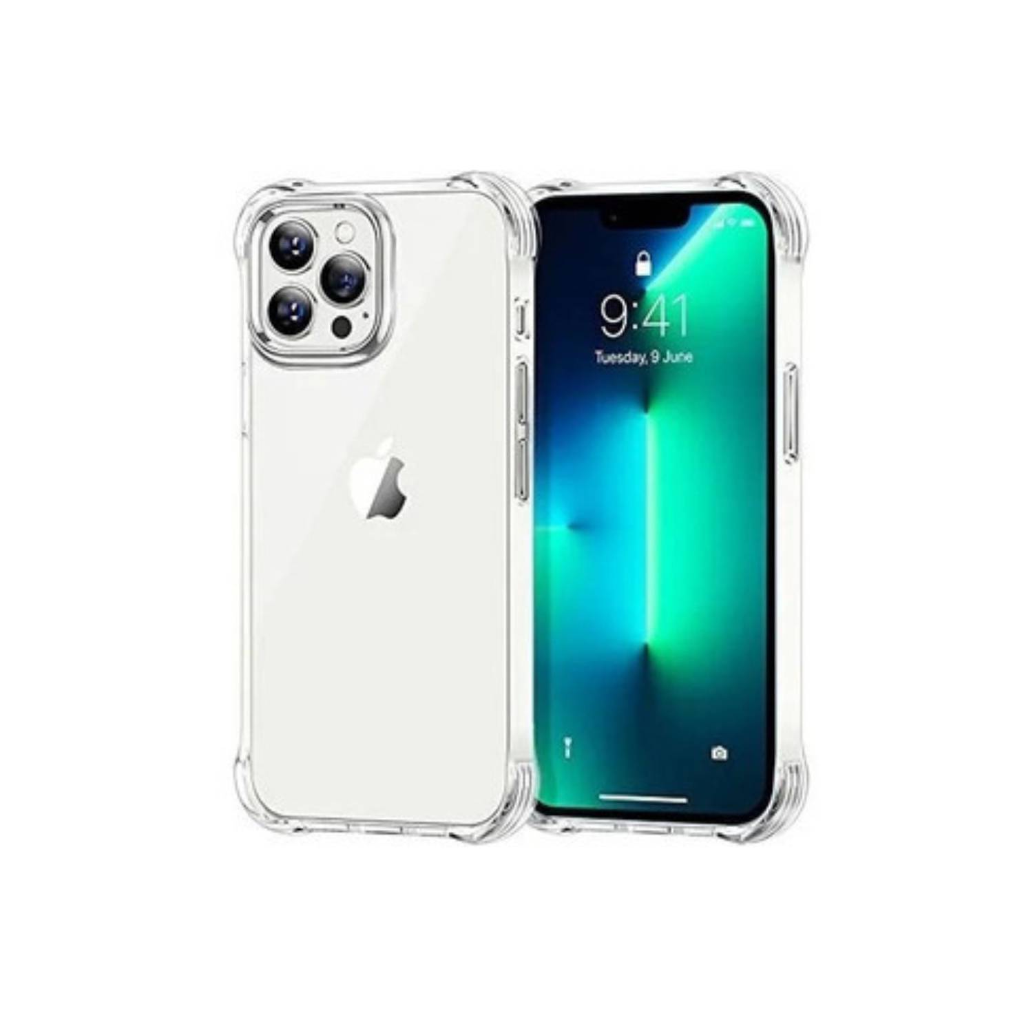 XUNDD Carcasa para iPhone 14 Pro Max Transparente Reforzada