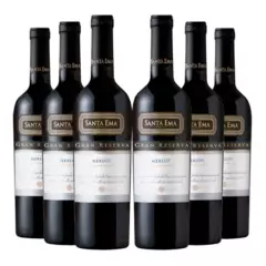 SANTA EMA - 6 Vinos Santa Ema Gran Reserva Merlot