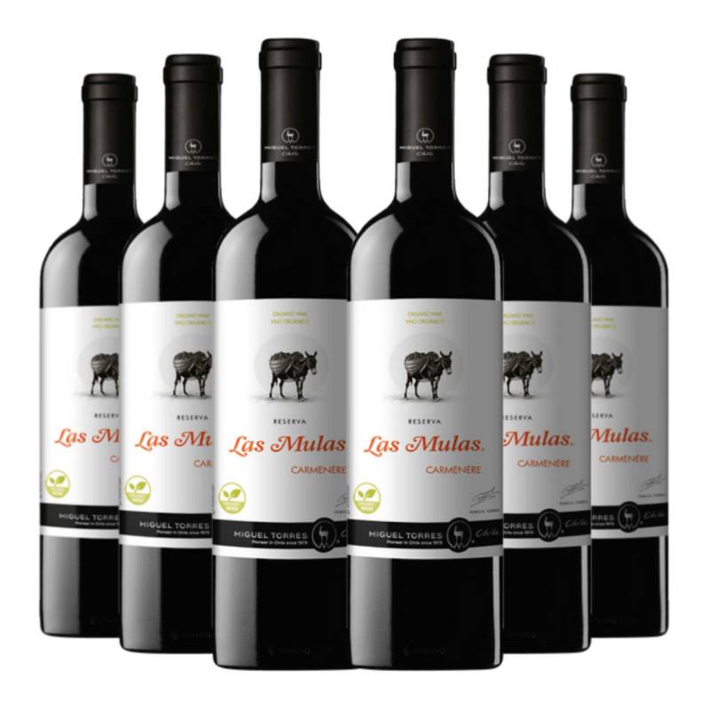 MIGUEL TORRES - 6 vinos las mulas carmenere