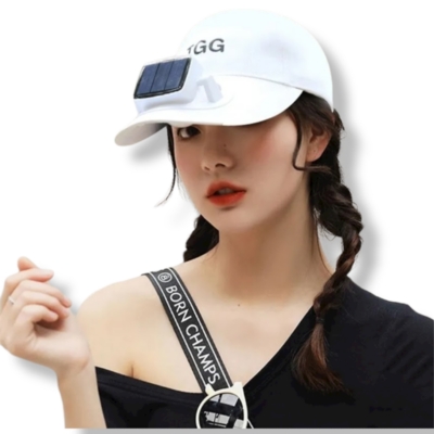 GENERICO Gorra Sombrero Solar Ventilador Usb Portátil rosa Ak83r1