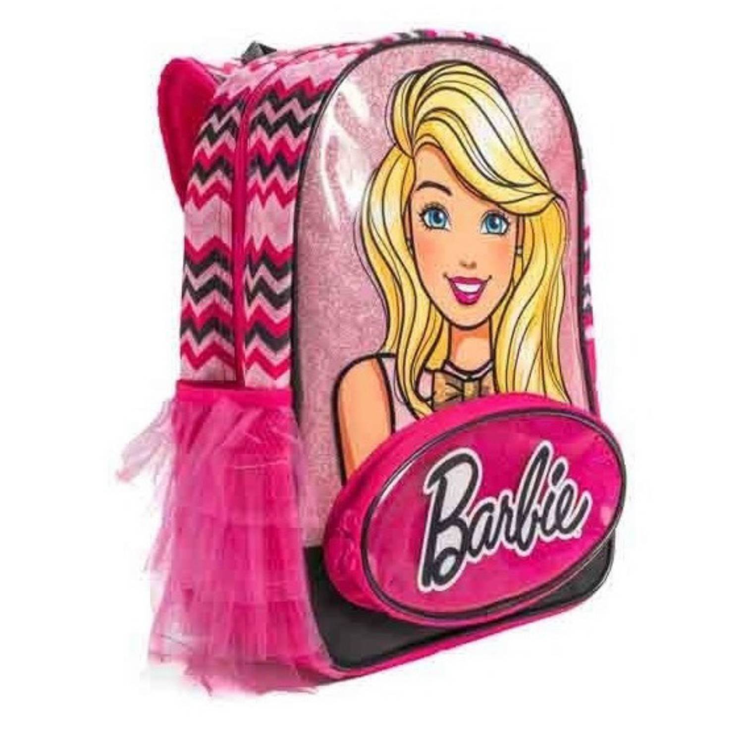  Barbie Juego de mochila de 4 piezas para niñas