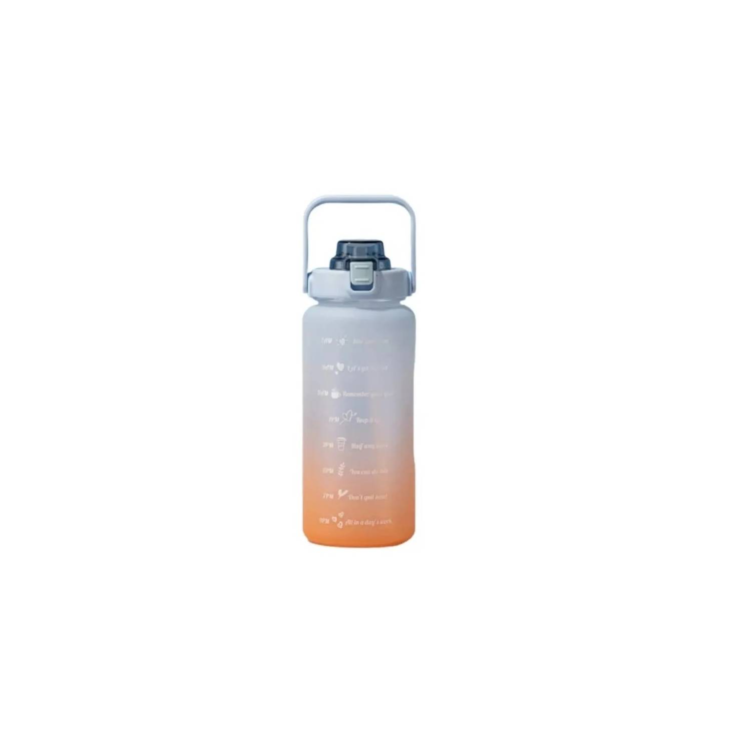Termo Botella De Agua Motivacional con Pines 2L