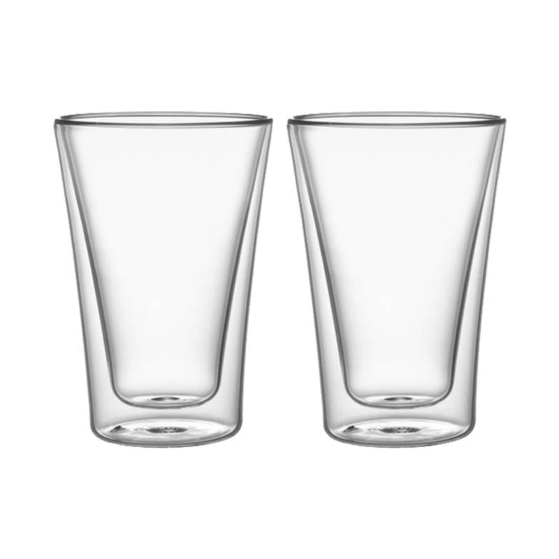 Vaso Doble Pared 350 Ml - Pack De 4 Unidades