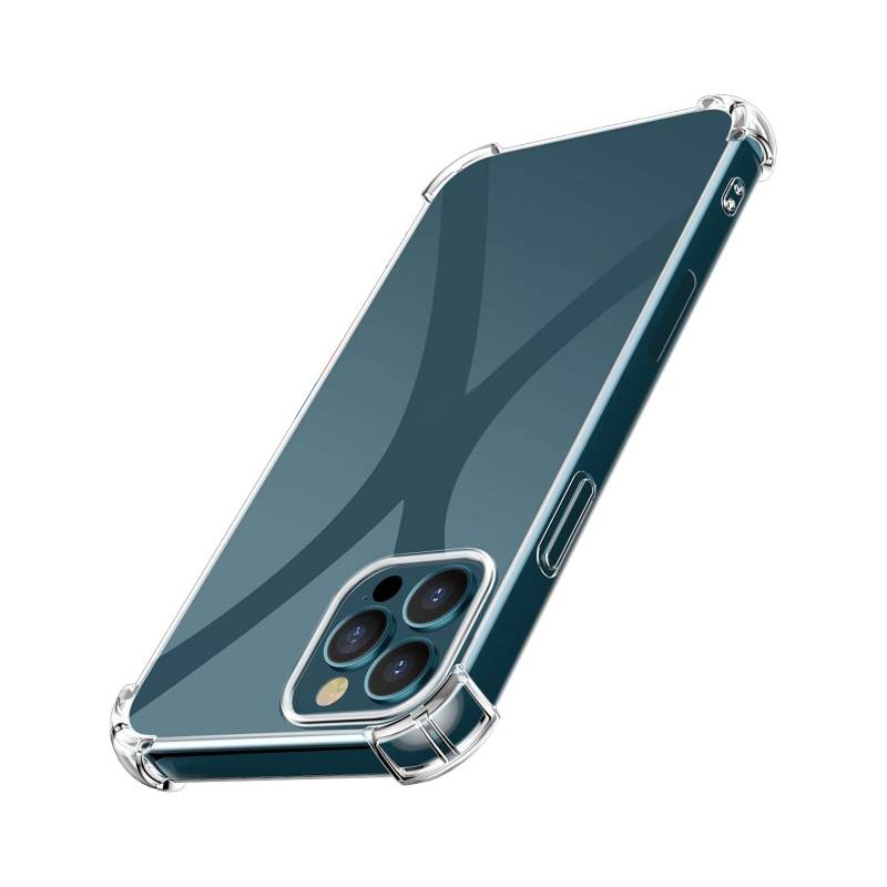 XUNDD - Carcasa para iPhone 12 Pro Max Transparente Reforzada