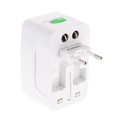 ADAPTADOR AC ENCHUFE AMERICANO BLANCO