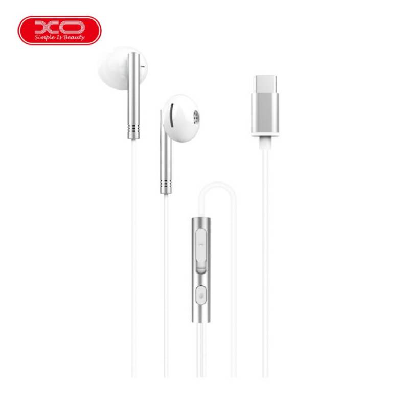 XO ACCESORIOS - Audifonos XO Tipo C Compatibles Con Samsung y iPhone 15 White