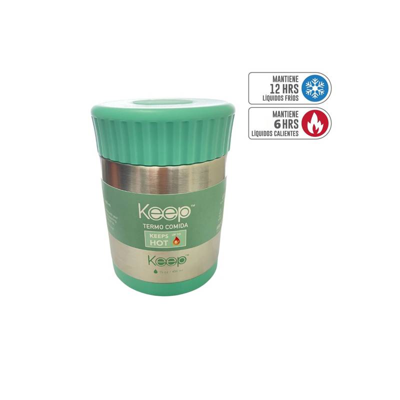 Termo De Comida Keep Acero Inoxidable 600 Ml Colores