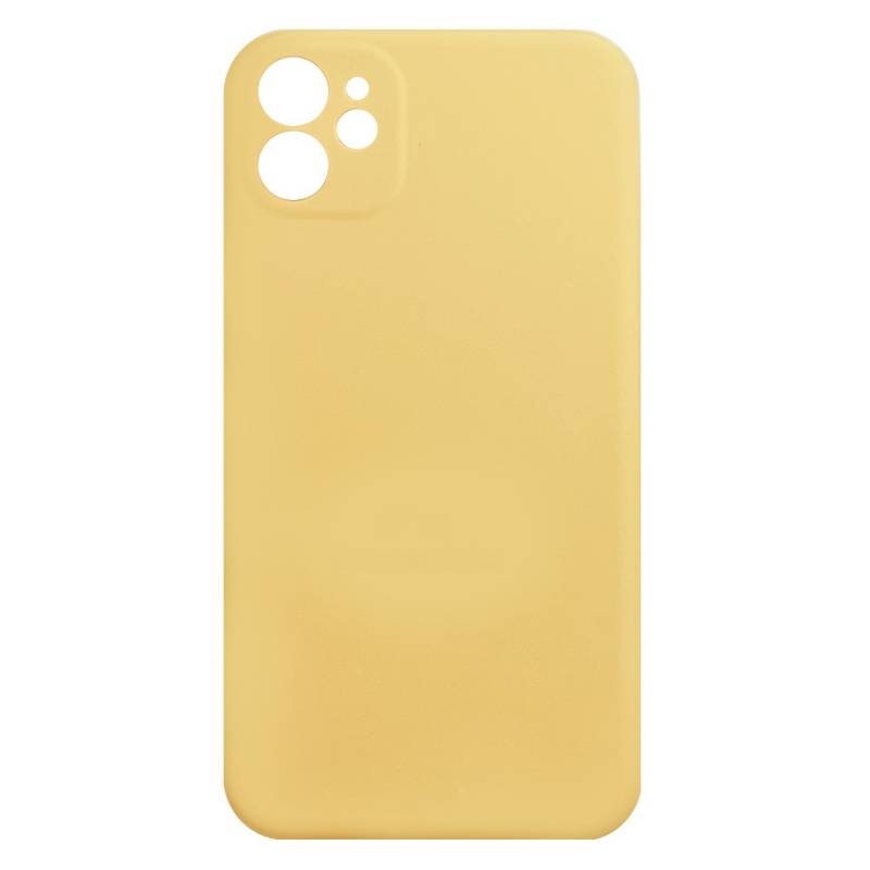 Carcasa silicona iPhone 11 Amarillo