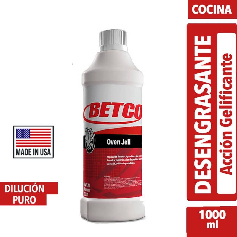 BETCO - Desengrasante Para Parrillas y Hornos Oven Jell 1L