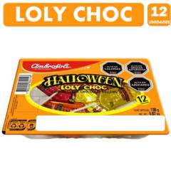 AMBROSOLI - Chocolates Halloween - Bandeja De Loly ChocDisplay con 12U