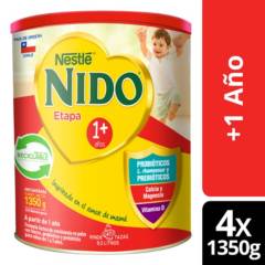 NESTLE - Leche Nido 1 Protectus® 1350g Pack X4