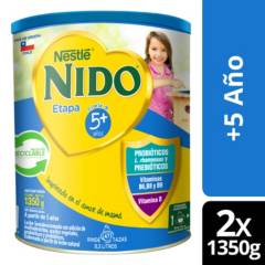 NIDO - Leche en Polvo NIDO® Etapa 5+ Tarro 1350g