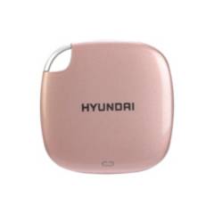 HYUNDAI - Disco Duro Externo SSD 1TB Tipo-C Color Rosa