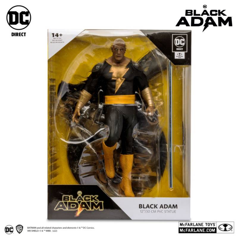 DC COMICS - Figura de 30 Centímetros Black Adam DC Comics.