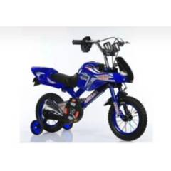 FENIX BIKE - Bicicleta Fenix Bike Modelo Moto 12 Azul - Completamente armada