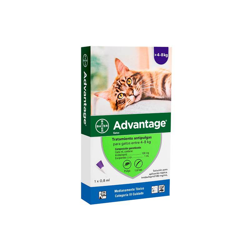 ELANCO - Advantage Para Gatos de 4 a 8 Kg