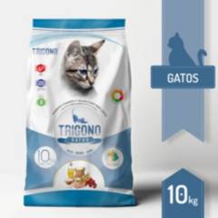 TRESKO - Trigono Gatos 10 Kg Alimento para Gatos