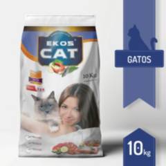 TRESKO - EkosCat 10 Kg Alimentos para Gatos
