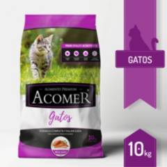 TRESKO - Acomer Gatos 10 KG Alimentos para Gatos