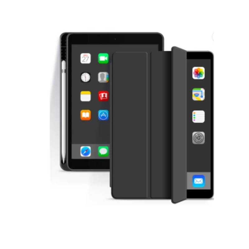GENERICO - Carcasa para iPad Air 4 + porta lapiz Negro