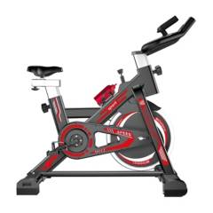 CRUSEC - Bicicleta Spinning Disco 6 Kg Con Marcador Digital Rojo
