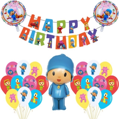 Pack Set Globos Pocoyo 70cm X 4u