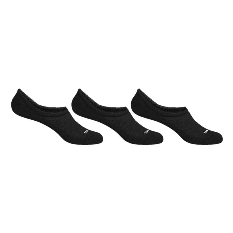 TOP Calcetines Deportivos Invisibles Mujer Negros Pack 3 Top