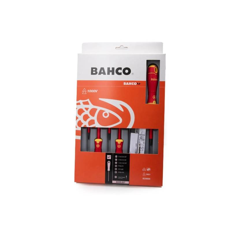 BAHCO - Set destornilladores Bahco proteccion 1000v