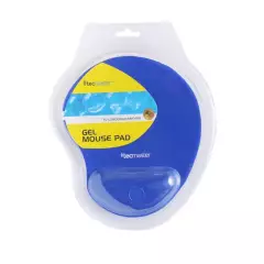 TECMASTER - Mousepad Gel Apoyamuñeca Antideslizante Durable Tecmaster Azul