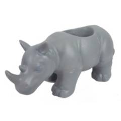 MANNO HOME - Macetero Cerámica Rinoceronte