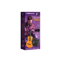 FREEMAN - Pack Guitarra Electroacustica Freeman Classic Eagle NT