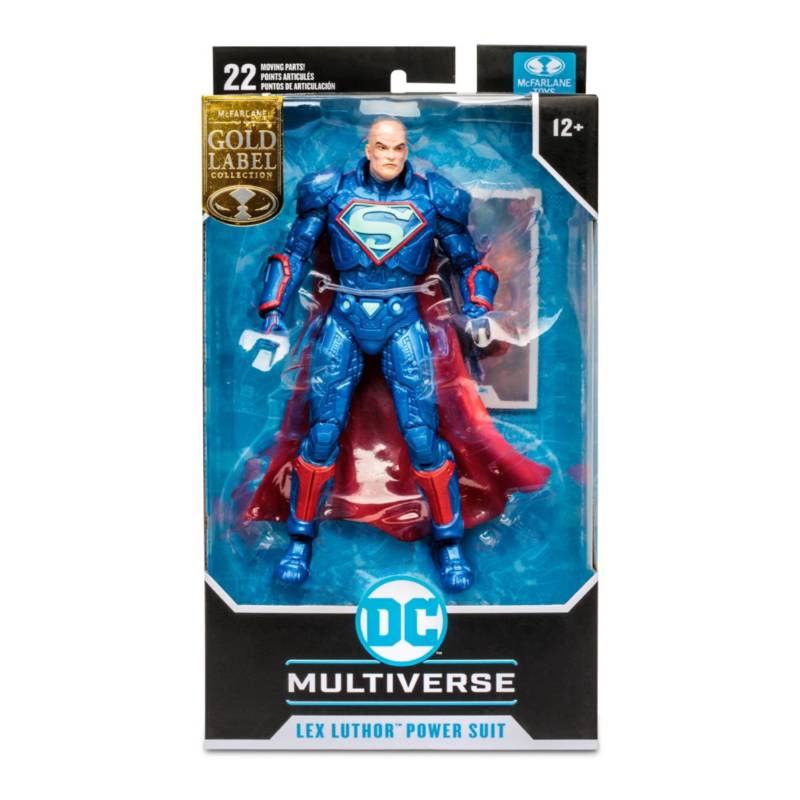 DC COMICS - Figura Articulada Lex Luthor Traje de Poder Mcfarlane DC.