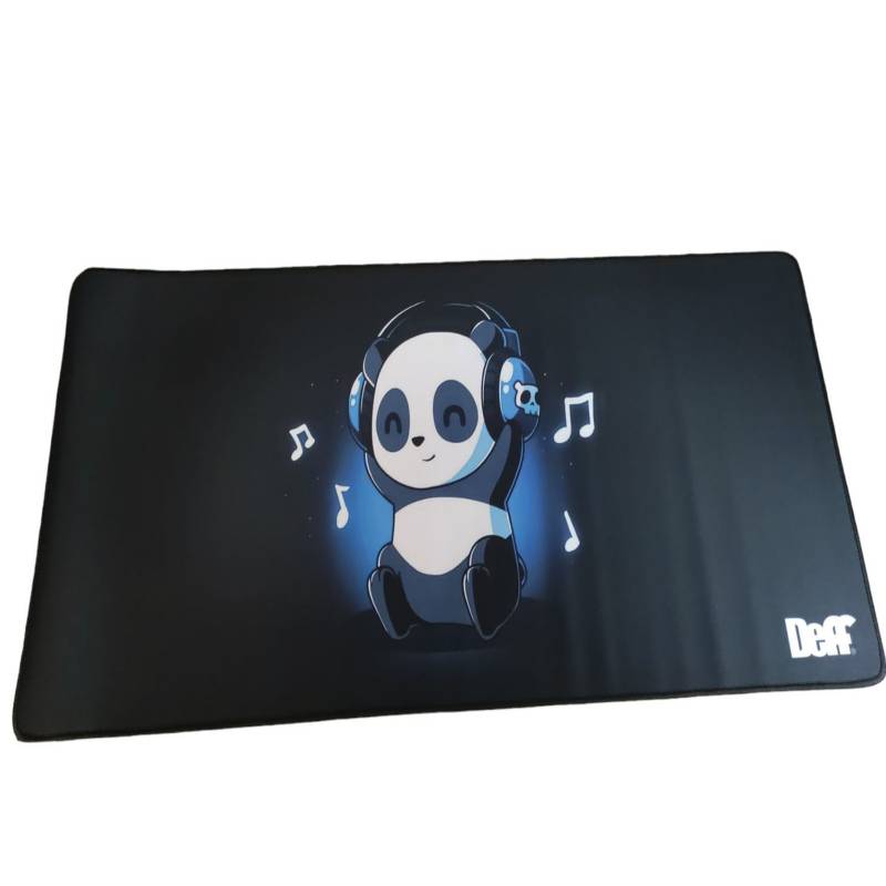 DEFF - Mouse Pad Gamer Panda Musica  90x40