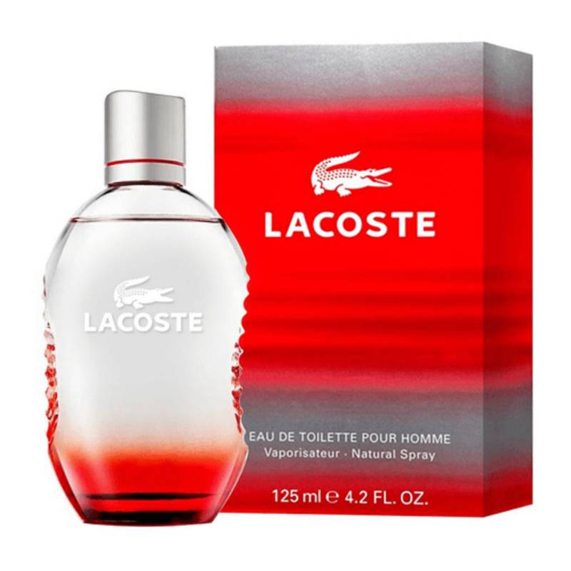 Lacoste Rojo Perfume Para Hombre 125 Ml Phasil ⭐️ Tienda Por ...