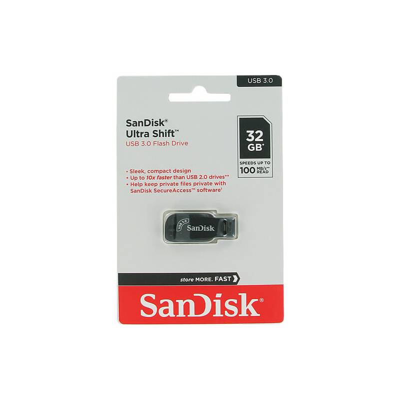 SANDISK - Pendrive 32gb Sandisk Ultra Shift Cz410 Usb 3.0