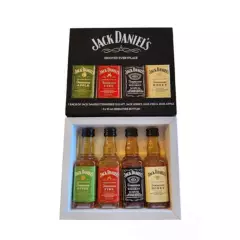 JACK DANIELS - Colección 4 miniaturas Jack Daniels Tennesse 50 ml