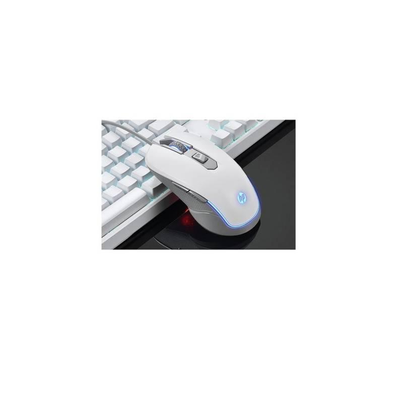 HP - Mouse Gamer Hp M200 6 Botones 2400dpi Blanco