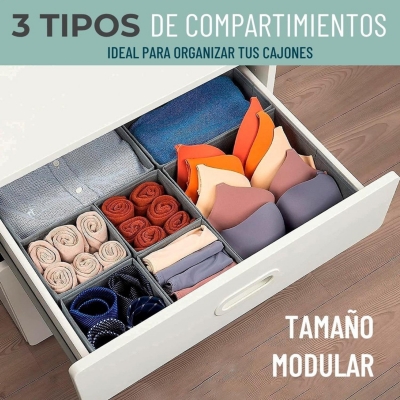 Ripley - ORGANIZADOR SEPARADOR CAJONES ROPA INTERIOR CASATUA SET X 8