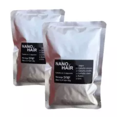 NANO HAIR - NANO HAIR Recarga Pack 100gr Castaño Oscuro