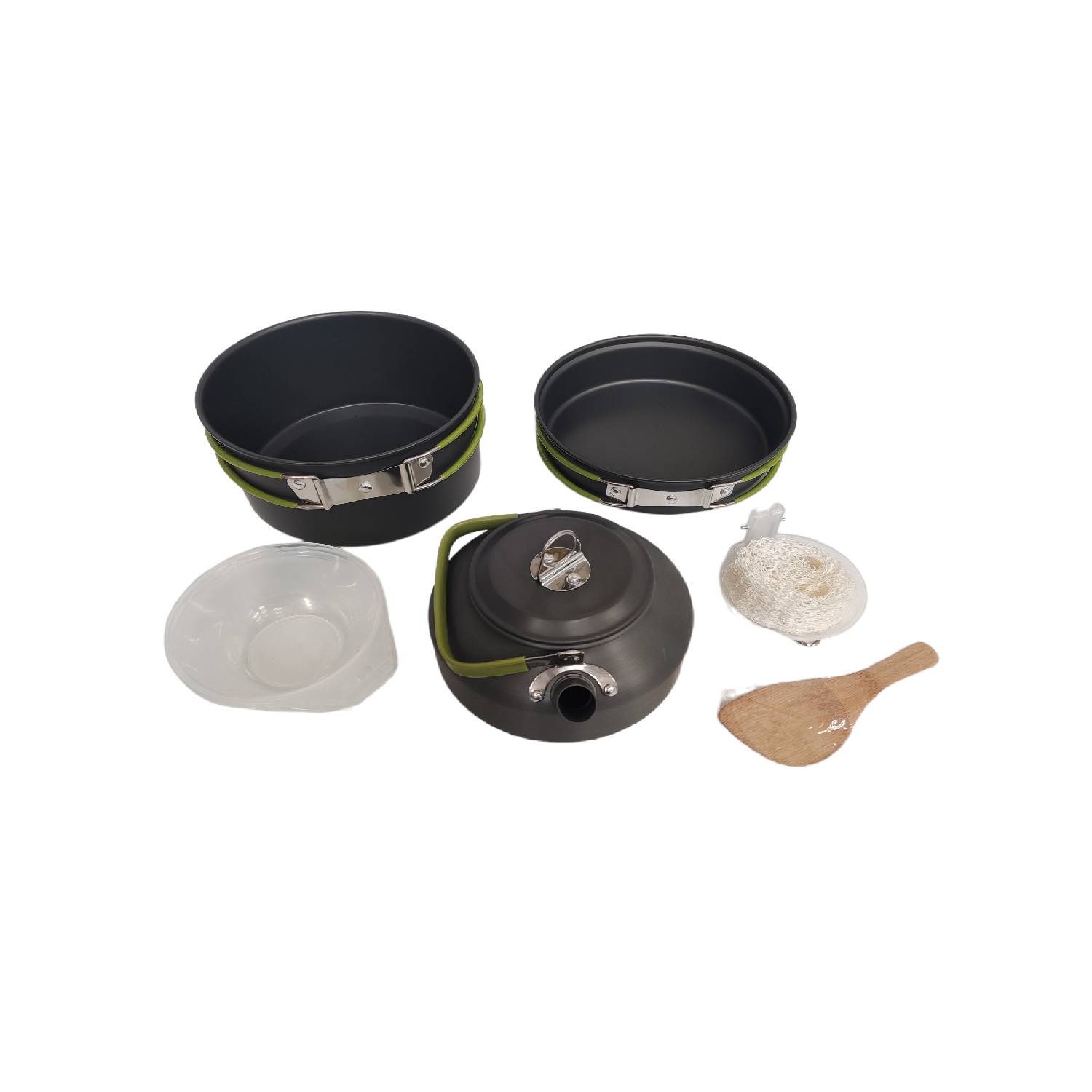 Set Cocina Ollas Cocinilla Tetera Camping DS-308