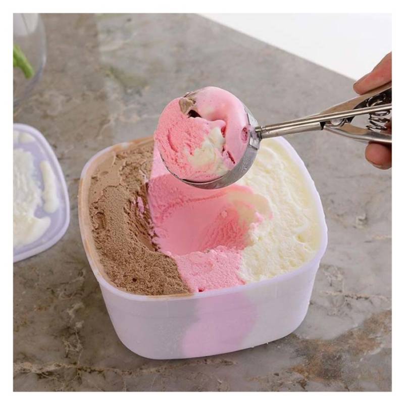 Cuchara antiadherente de acero inoxidable para helado, cuchara para helado,  frut