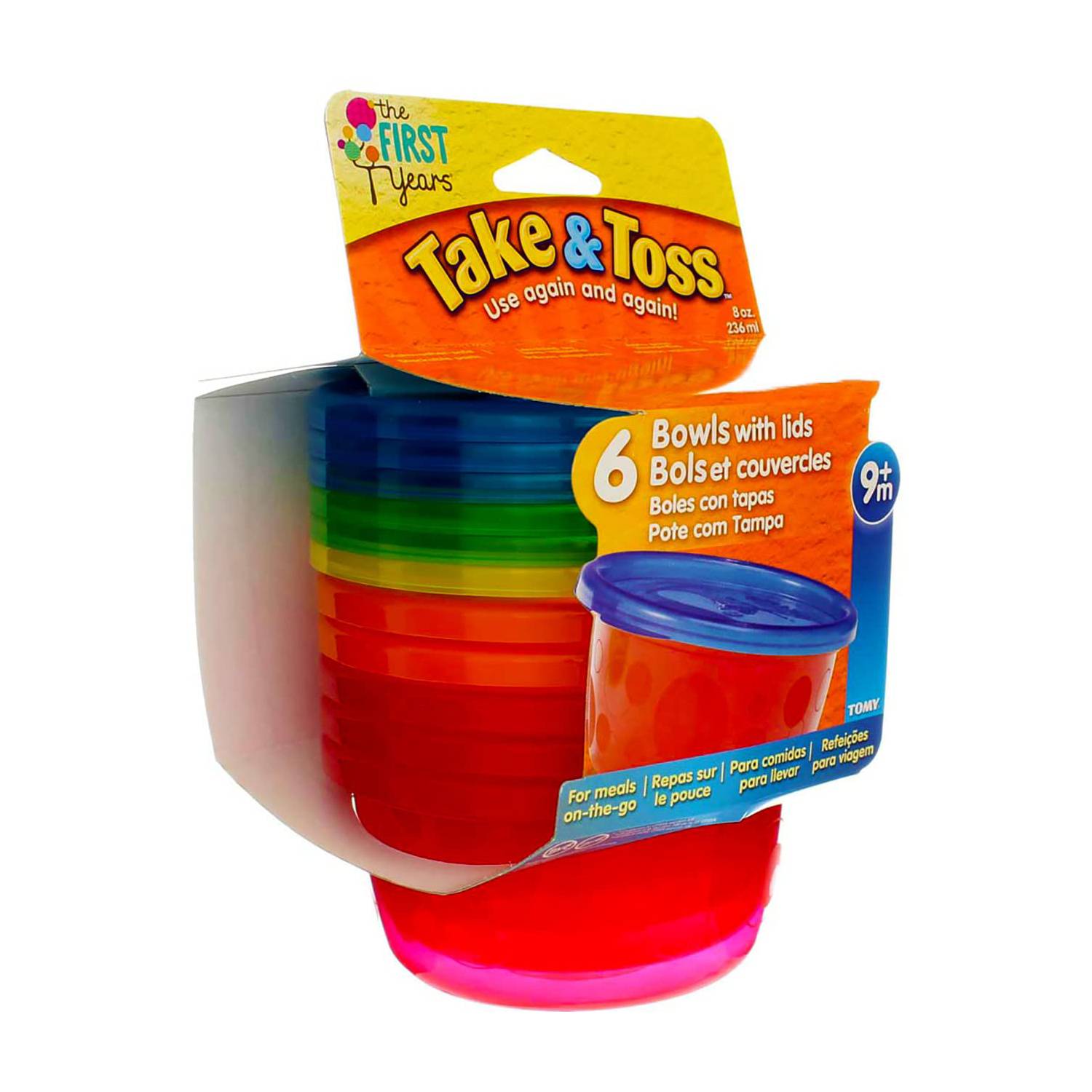 Buy The First Years, Take & Toss Bowls With Lips 8oz 236ml 9M+