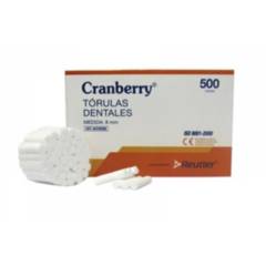 CRANBERRY - Tórulas Dentales 8mm Caja 500 un Cranberry