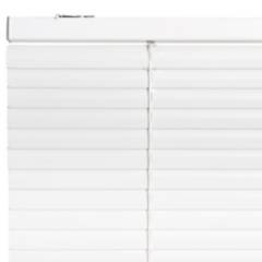 BERTEX - Persiana de aluminio 140 cm ancho x 140 cm alto. Láminas 25mm color Blanca control de luz y privacidad para ventanas de interior BERTEX®