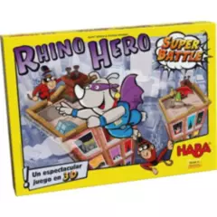 HABA - Juego de Mesa - Rhino Hero - Super Battle
