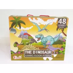 GENERICO - Puzzle Para Niños 48 Piezas Dinosaurios